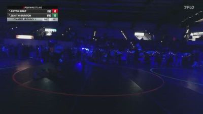 59 lbs Champ. Round 1 - Axton Diaz, Roy Wrestling Club vs Zenith Burton, Wasatch Wrestling Club