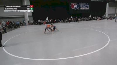 150 lbs Cons. Rd Of 16 - Zachary David, Team Idaho Wrestling Club vs Gavin Woodmancy, St. Charles WC