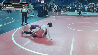 126 lbs Round Of 16 - Ryan Scott, Lowell vs Owen Savage, Melrose