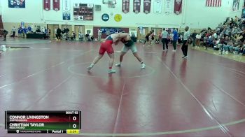 285 lbs Cons. Round 2 - Connor Livingston, Shippensburg vs Christian Taylor, Mercyhurst