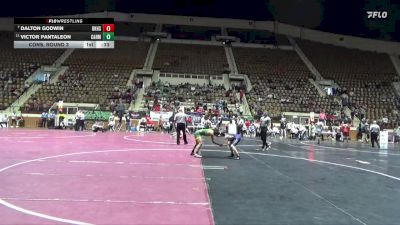7A 106 lbs Cons. Round 3 - Dalton Godwin, Baker HS vs Victor Pantaleon, Carver Montgomery HS