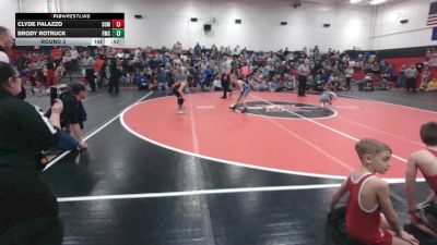 63-67 lbs Round 3 - Brody Rotruck, Frankfort Mat Club vs Clyde Palazzo, Somerset