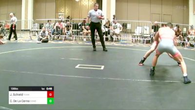 138 lbs Consi Of 16 #2 - Jordan Schield, Team Idaho vs Carter De La Cerna, Combat