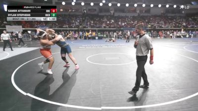 D 1 285 lbs Champ. Round 1 - Samer Attamari, Riverdale vs Dylan Stephens, Holy Cross