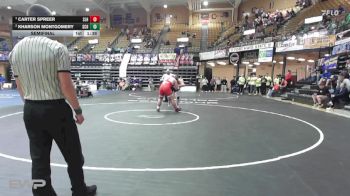285 lbs Semifinal - Carter Spreer, Silver Lake HS vs Kharson Montgomery, Smith Center HS