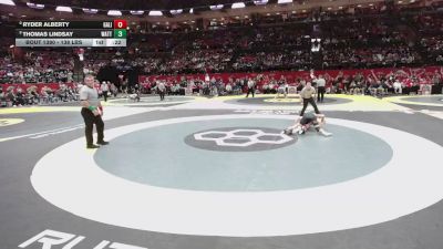 138 lbs Cons. Semis - Thomas Lindsay, Watterson vs Ryder Alberty, Galion