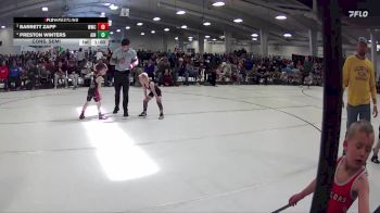29 lbs Cons. Semi - Preston Winters, Ainsworth vs Barrett Zapp, Waverly Wrestling Club