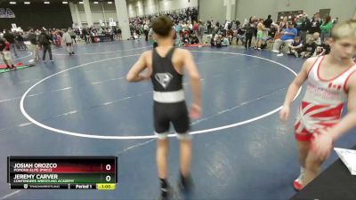 105 lbs Champ. Round 3 - Jeremy Carver, Contenders Wrestling Academy vs Josiah Orozco, Pomona Elite (PWCC)