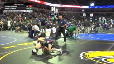 113 lbs Round Of 32 - Trajan Pannell, Los Gatos (CC) vs Justin Cortez, Righetti (CS)