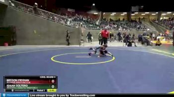 53 lbs Cons. Round 4 - Isaiah Soltero, Anacortes Hawkeyes Wrestling C vs Bryson Fryman, All Phase Wrestling Club