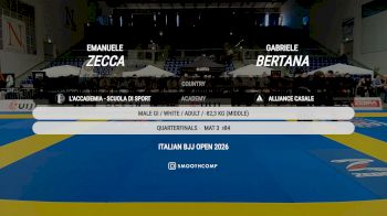 Emanuele Zecca vs Gabriele Bertana 2026 UIJJ ITALIAN BJJ OPEN