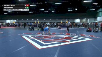 157 lbs Quarterfinal - Zachery Little, TN vs Justus Heeg, IL