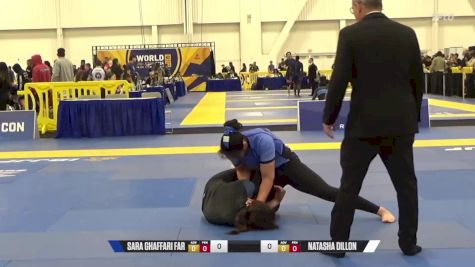 Natasha Dillon vs Sara Ghaffari Far 2024 World IBJJF Jiu-Jitsu No-Gi Championship