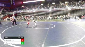 73 lbs Quarterfinal - Jonah Reynolds, Windy City WC vs Vincent Brascetta, Grandview Wolves WC