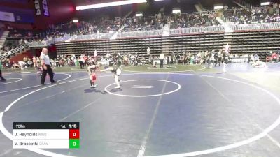 73 lbs Quarterfinal - Jonah Reynolds, Windy City WC vs Vincent Brascetta, Grandview Wolves WC