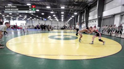120 lbs Rr Rnd 1 - Blake Edgell, Hilltopper Wrestling Club - HSB vs Jacob McClure, Division-1 Training Center - HSB