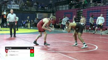 141 lbs Consi Of 8 #2 - Dante Frinzi, Harvard vs Isaac Byers, Appalachian State