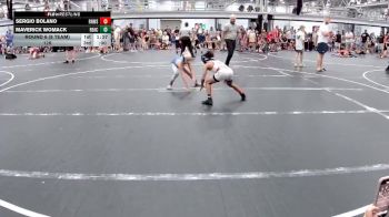 68 lbs Round 6 (8 Team) - Sergio Bolano, RedNose WS vs Maverick Womack, Revival Aces