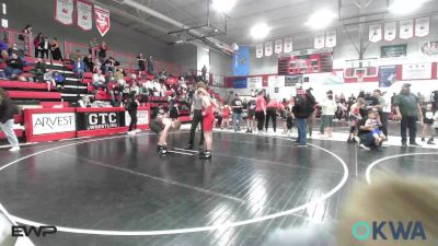 130 lbs Rr Rnd 5 - Maverick Pollard, Grove Takedown Club vs Josh Hutcheson, Wagoner Takedown Club