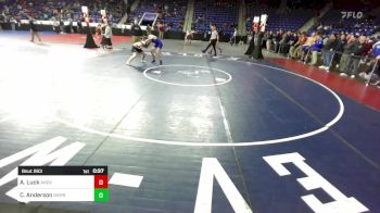 150 lbs Round Of 64 - Adrian Luck, Andover vs Carter Anderson, Merrimack