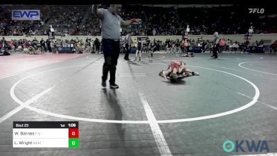 61 lbs Round Of 16 - Wesley Barnes, F-5 Grappling vs Levi Wright, Weatherford Youth Wrestling