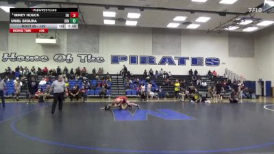 149 lbs Cons. Round 2 - Uriel Segura, Chabot College vs Mikey Houck, Sierra College