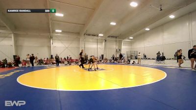 96 lbs Semifinal - Sophie Brown, Choctaw Girls A vs Kamree Randall, Sand Springs JH Girls