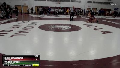 157 lbs Semifinal - Blake Jagodzinske, Augsburg vs Tanner Gerber, UW - La Crosse