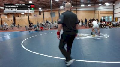 157 lbs Round 3 (6 Team) - Carlos Valdez, Eastern Oregon University (OR) vs Trae Frederick, Clackamas Community College