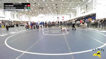 93 lbs Semifinal - Chase Gibeau, Black Belt Wrestling Academy vs Jax Moore, Revolution Elite Wrestling