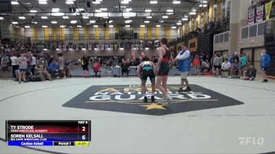 120 lbs Quarterfinal - Ty Strode, Moen Wrestling Academy vs Soren Kelsall, Big Game Wrestling Club