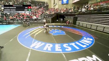 5A 126 lbs Cons. Round 3 - Kyler Spencer, Spanish Fork vs Hunter Young, Maple Mountain