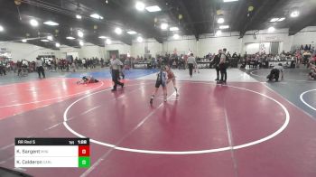 87 lbs Rr Rnd 5 - Kylin Sargent, Mini Avengers vs Kyle Calderon, Carlsbad Combat WC