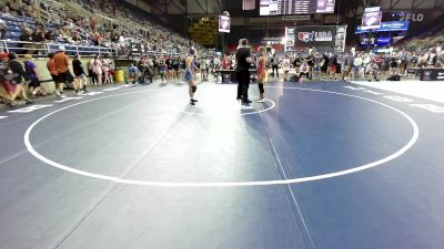 136 lbs Round Of 64 - Gage Vaughn, OK vs Aeryn Cox, CA