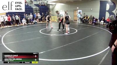 115 lbs. Cons. Round 6 - Kristen Delarosa, Broken Arrow vs Haddley Dale, Troy Buchanan