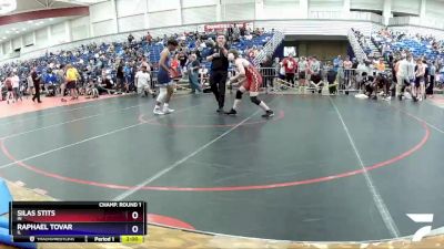 160 lbs Champ. Round 1 - Silas Stits, IN vs Raphael Tovar, IL