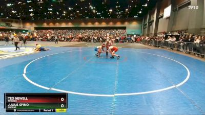 157 lbs Cons. Round 1 - Teo Newell, Truckee vs Julius Spino, Madras