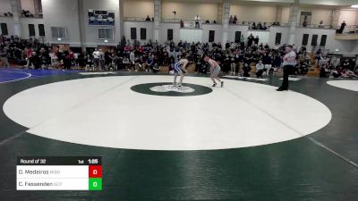 120 lbs Round Of 32 - David Medeiros, Middleborough vs Cullen Fessenden, Scituate