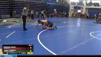 150 lbs Champ. Round 1 - Owen Thomas, OTTAWA-GLANDORF vs Keagan Finley, GRANVILLE