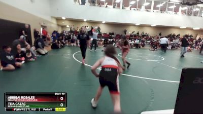 84-92 lbs Round 2 - Teia Cazac, Redmond Wrestling vs Abbigai Rosales, SelahFlo Vikings Wrestling