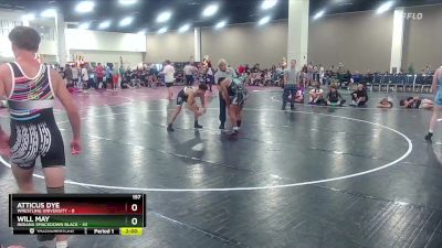 157 lbs Round 4 (10 Team) - Jessie Franklin, Indiana Smackdown Black vs **FF**Isreal Clark**FF**, Wrestling University