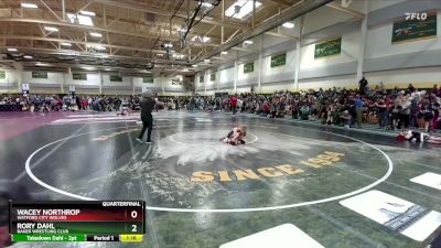 60 lbs Quarterfinal - Rory Dahl, Baker Wrestling Club vs Wacey Northrop, Watford City Wolves