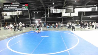 98 lbs Rr Rnd 4 - Santiago Altamirano, Wolfpack WC vs Clint Recker Finch, Show Low