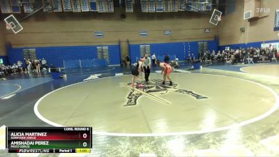 170lbs Cons. Round 6 - Amishadai Perez, Pasco (Girls) vs Alicia Martinez, Sunnyside (Girls)