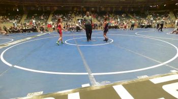 84 lbs Rr Rnd 3 - NEHEMIAH COPELIN, KIPP TULSA vs Ariana Cobb, Raw Wrestling Club