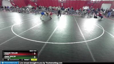 150 lbs Quarterfinal - Hagan Taylor, Illinois vs Owin Walsh, Wisconsin