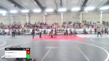 74 lbs Consolation - Ryatt Cavazos, Hammer House Mafia vs Brekston Conry, Pomona Elite