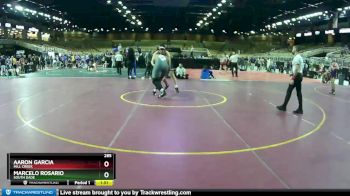 285 lbs Champ. Round 2 - Marcelo Rosario, South Dade vs Aaron Garcia, Mill Creek