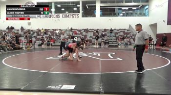 125 lbs Finals (2 Team) - Kalvin Robbins, Sierra College (RED) vs Lance Nguyen, Palomar College (RED)
