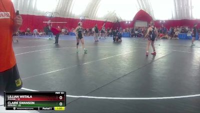 107-111 lbs Round 2 - Lillian Wiitala, Pulaski vs Claire Swanson, Geneseo